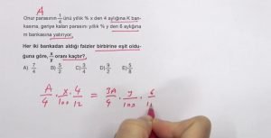 Faiz Problemleri Çözüm Teknikleri